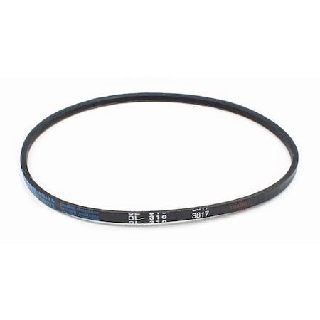 D&D 3L310 FHP V-Belt, 31 in Outside Length, 3/8 in Top Width, 7/32 in Thickness, 1 Ribs 3L310